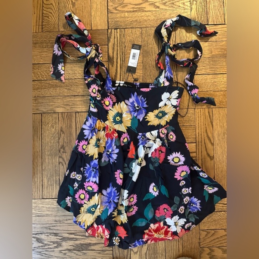 Yumi Kim Hope Top Eternal Sunshine Floral Tie Shoulders Size Small